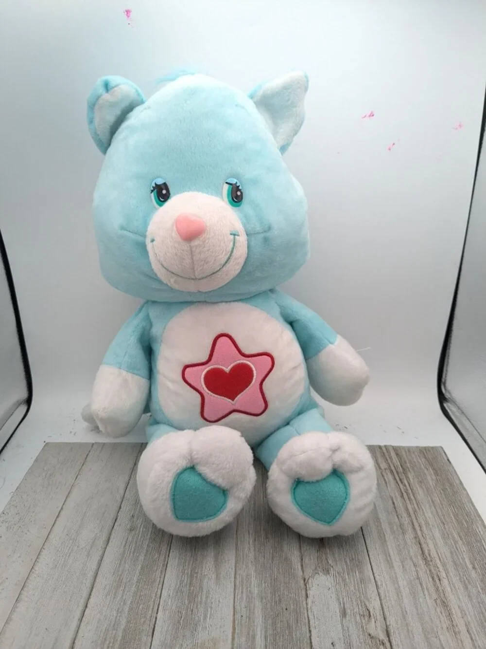 Vintage 2005 Nanco Care Bears cousins Proud Heart Cat 16